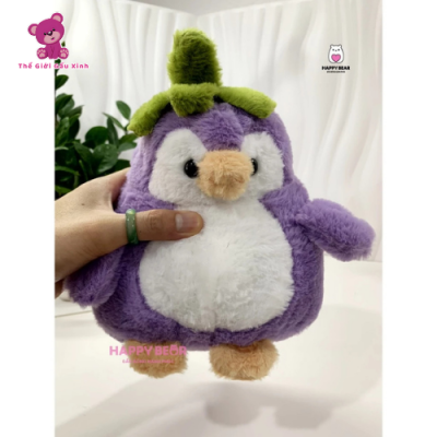 Gấu bông cánh cụt cà tím