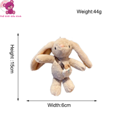 Móc khoá gâu bông nhỏ