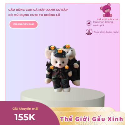 gấu bông quân đội