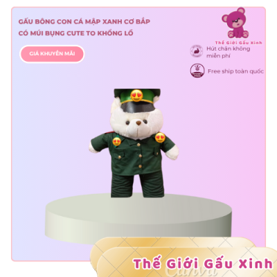 gấu bông quân đội