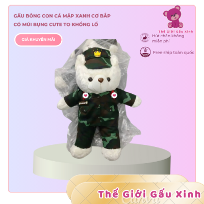 gấu bông quân đội