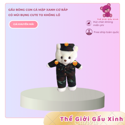 gấu bông quân đội