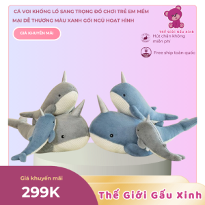 Gấu bông cá voi khổng lồ