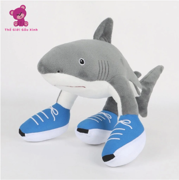 Gấu bông hottrend Tralalero Tralala – cá mập siêu ngầu mang giày sneaker xanh, biểu tượng của phong cách đường phố và tinh thần tự do trong bộ sưu tập TungTungTungSahur.